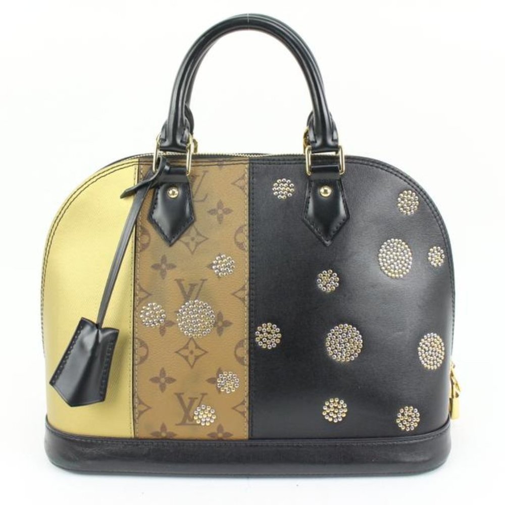 Louis Vuitton Reverse Monogram Studded Night Lights Alma PM 95lk425s